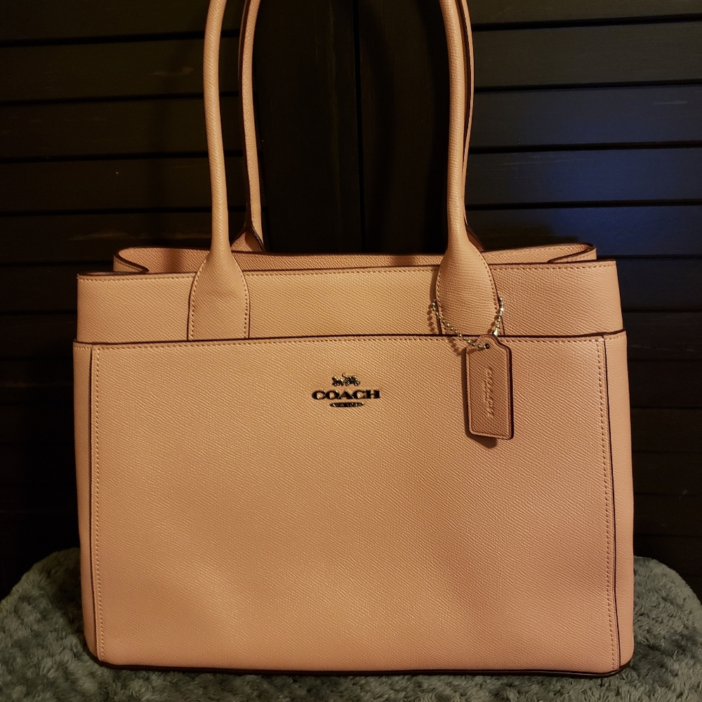 NWOT Coach Casey Tote Petal Firm Price